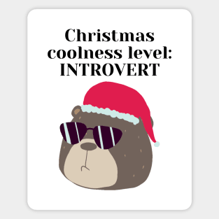 Introvert Christmas Coolness Magnet